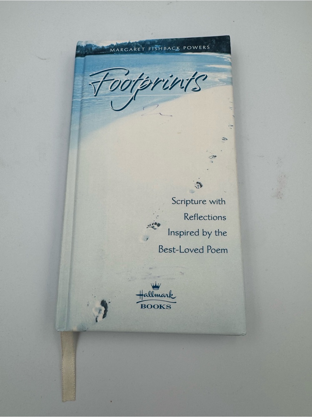 Footprints Margaret Fishback Powers Padded Hardcover Hallmark‎ Gift Book 1998